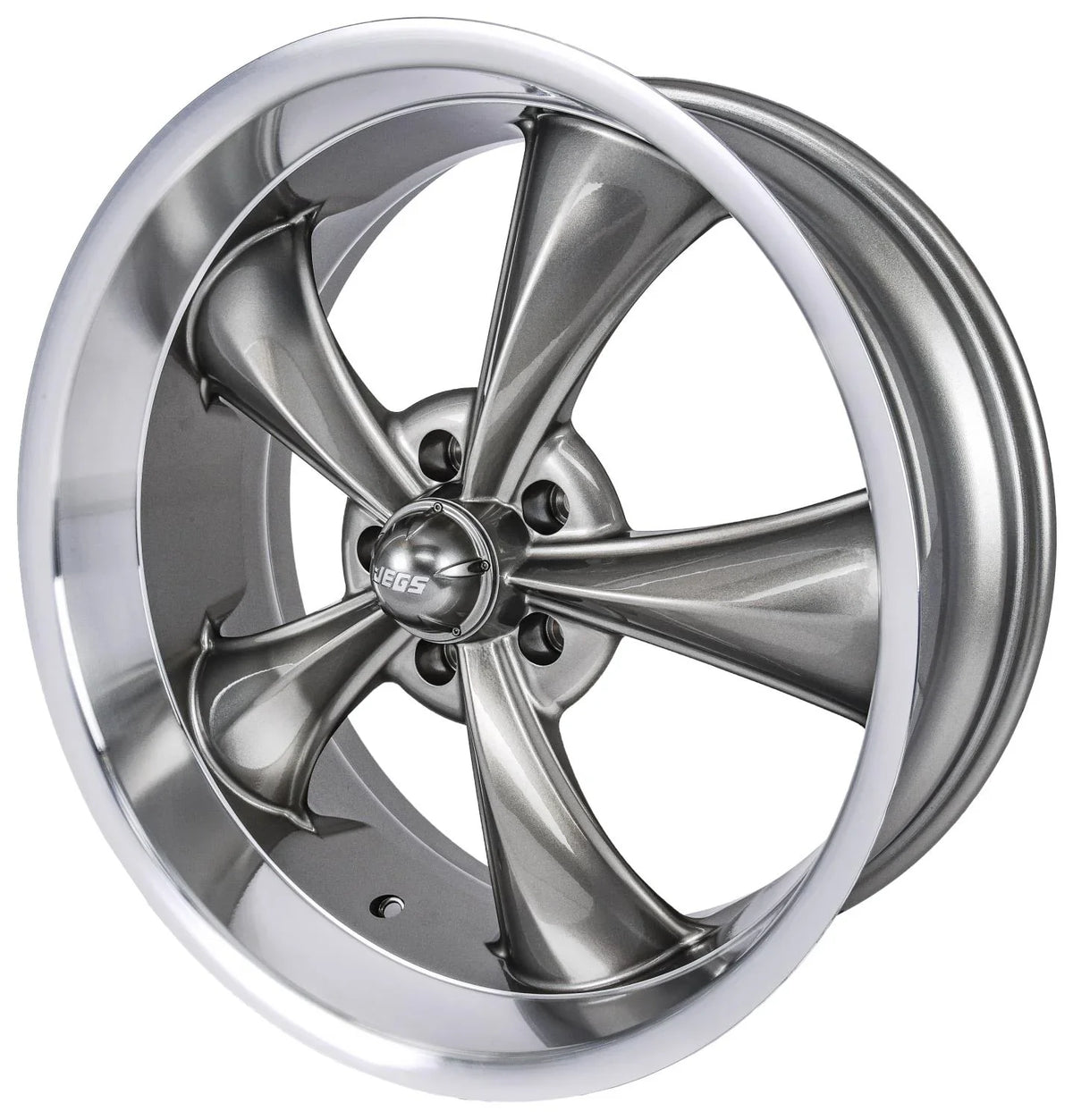 JEGSize 681339 Resto-Rod Wheel Sizeize: 20 x 8.5 Bolt Pattern: 5 x 4.75 Back Sizepacing: