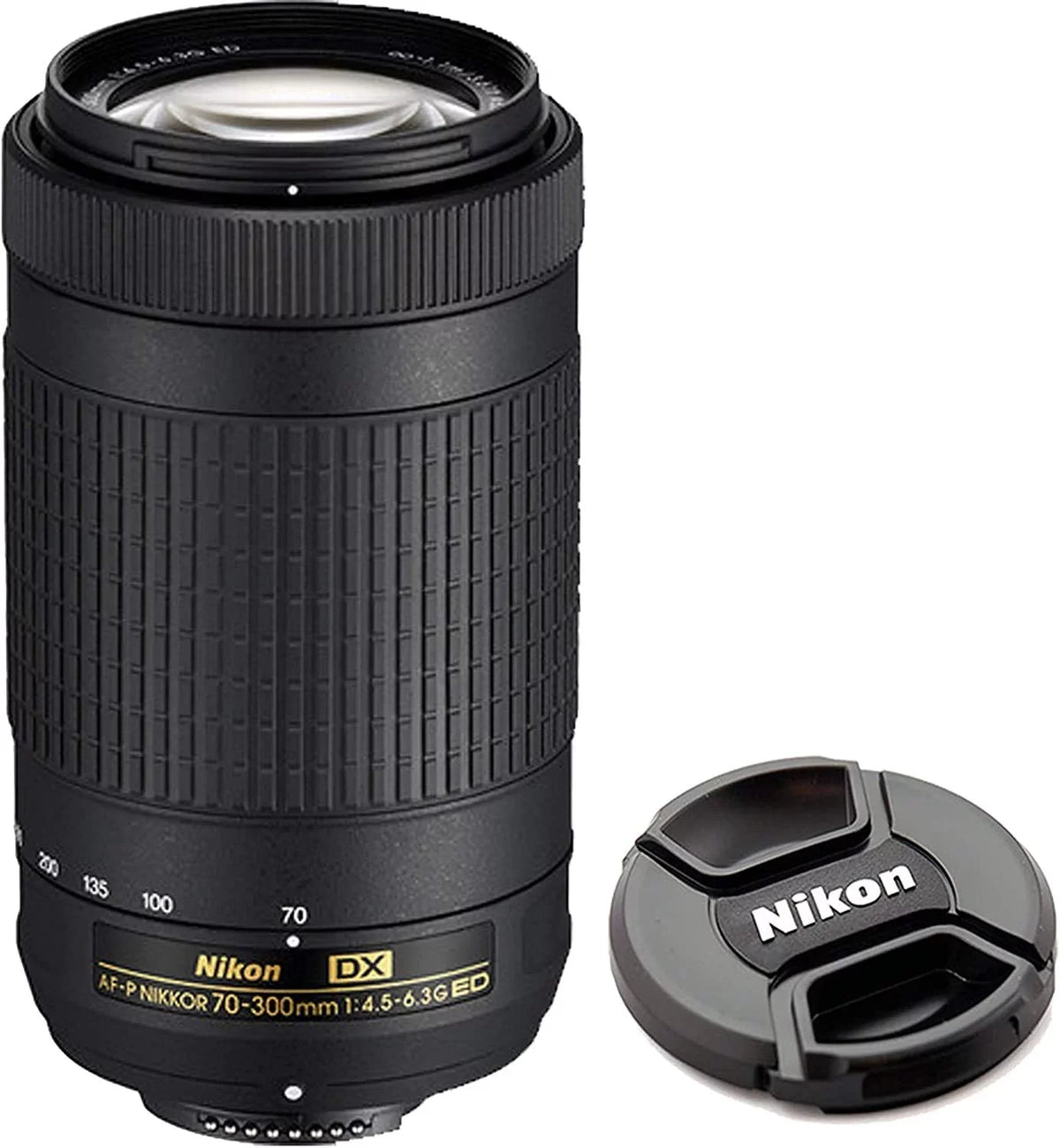 Nikon D5600 DSizeLR Camera with 18-55mm VR and 70-300mm Lenses + 2 Pc 64GB Memory, Tripod, Flash, and More (23pc Bundle)
