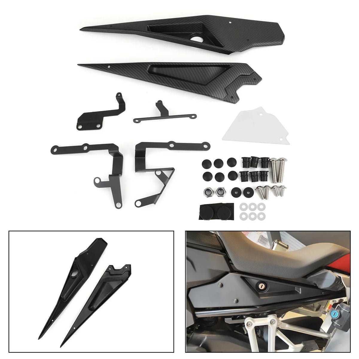 Frame Sizeide Cover Trim Carbon For BMW F750GSize F850GSize 2018-2019