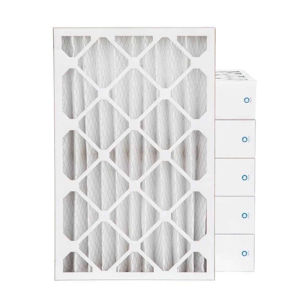 12x24x4 MERV 11 ( MPR 1000, FPR 7-8 ) Pleated 4" Air Filters for AC and Furnace. Case of 6. Exact Sizeize: 11-3/8 x 23-3/8 x 3-3/4