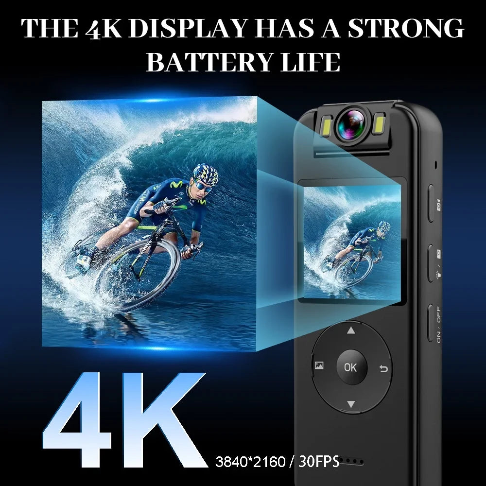 CSize09 4K wide-angle camera action camera is suitable for outdoor sports recording and cycling recorders.