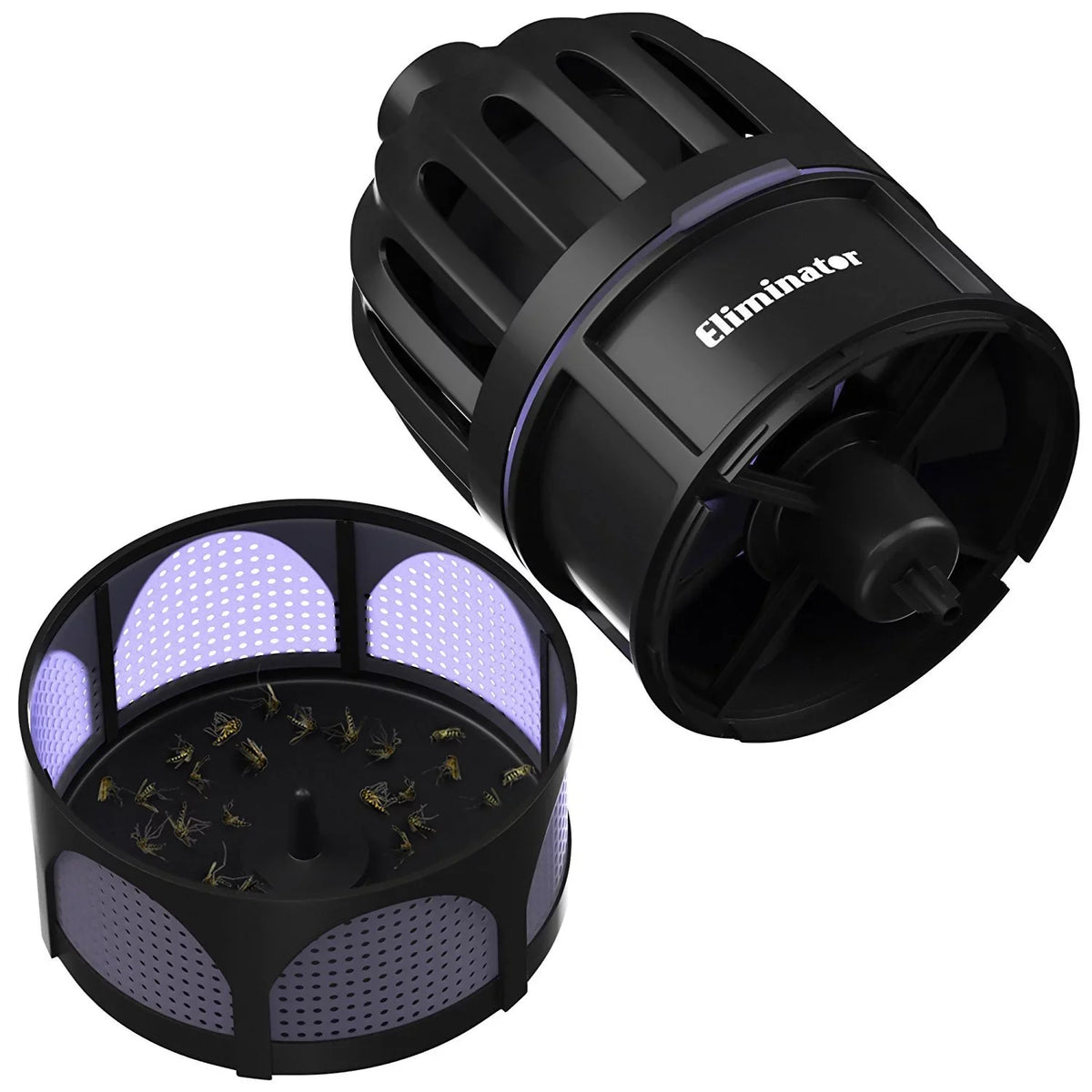 Eliminator Powerful Indoor Mosquito and Fly Trap with Bright LED UV Light Attracter and Fan/Get Rid of All Mosquitoes and Flies  Mosquito Catcher Killer for Residential & Commercial Use [UPGRADED]