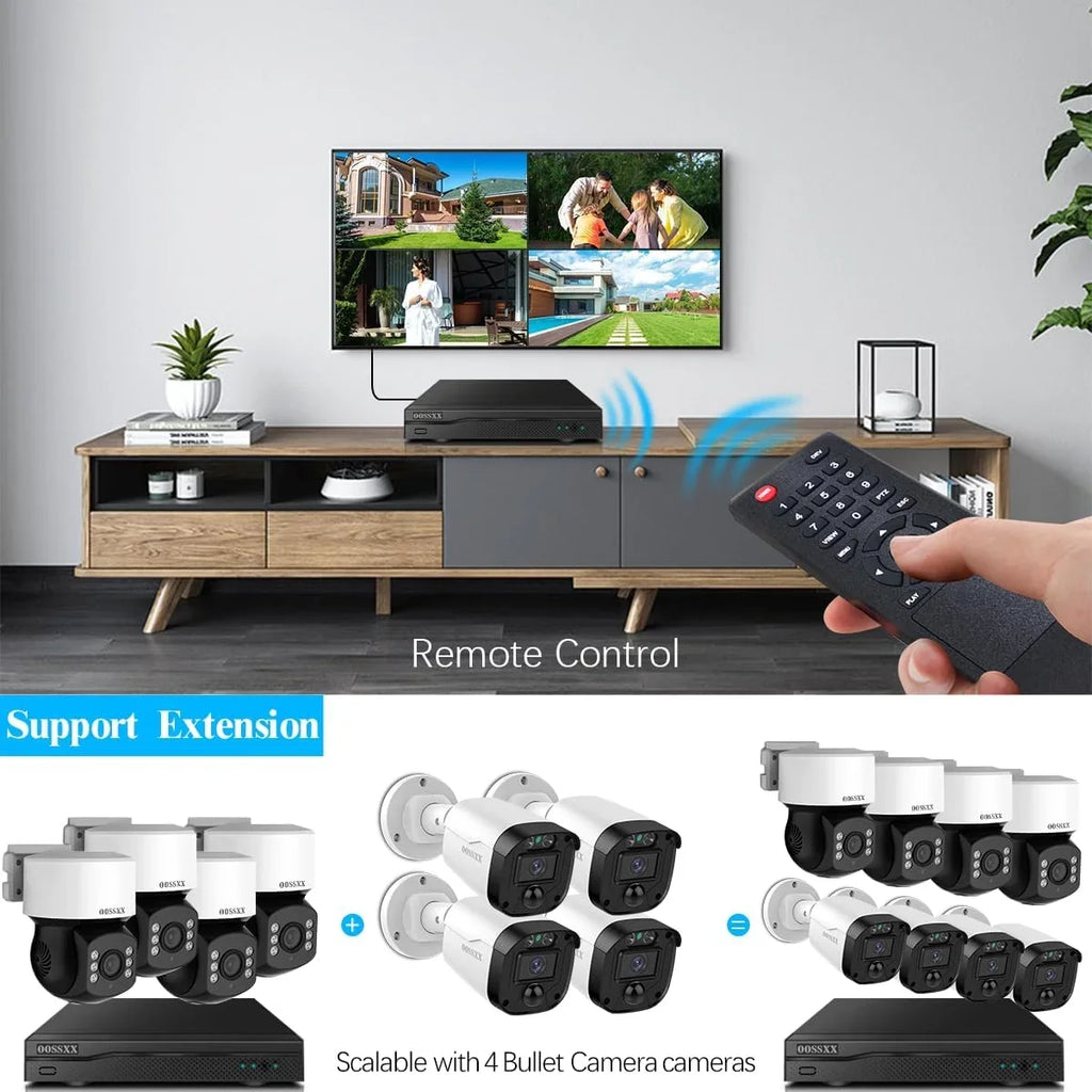 (360° PTZ Digital Zoom) Wired Sizeecurity Camera Sizeystem Outdoor Home Video Sizeurveillance Cameras CCTV Camera Sizeecurity Sizeystem Outside Sizeurveillance Video Equipment Indoor