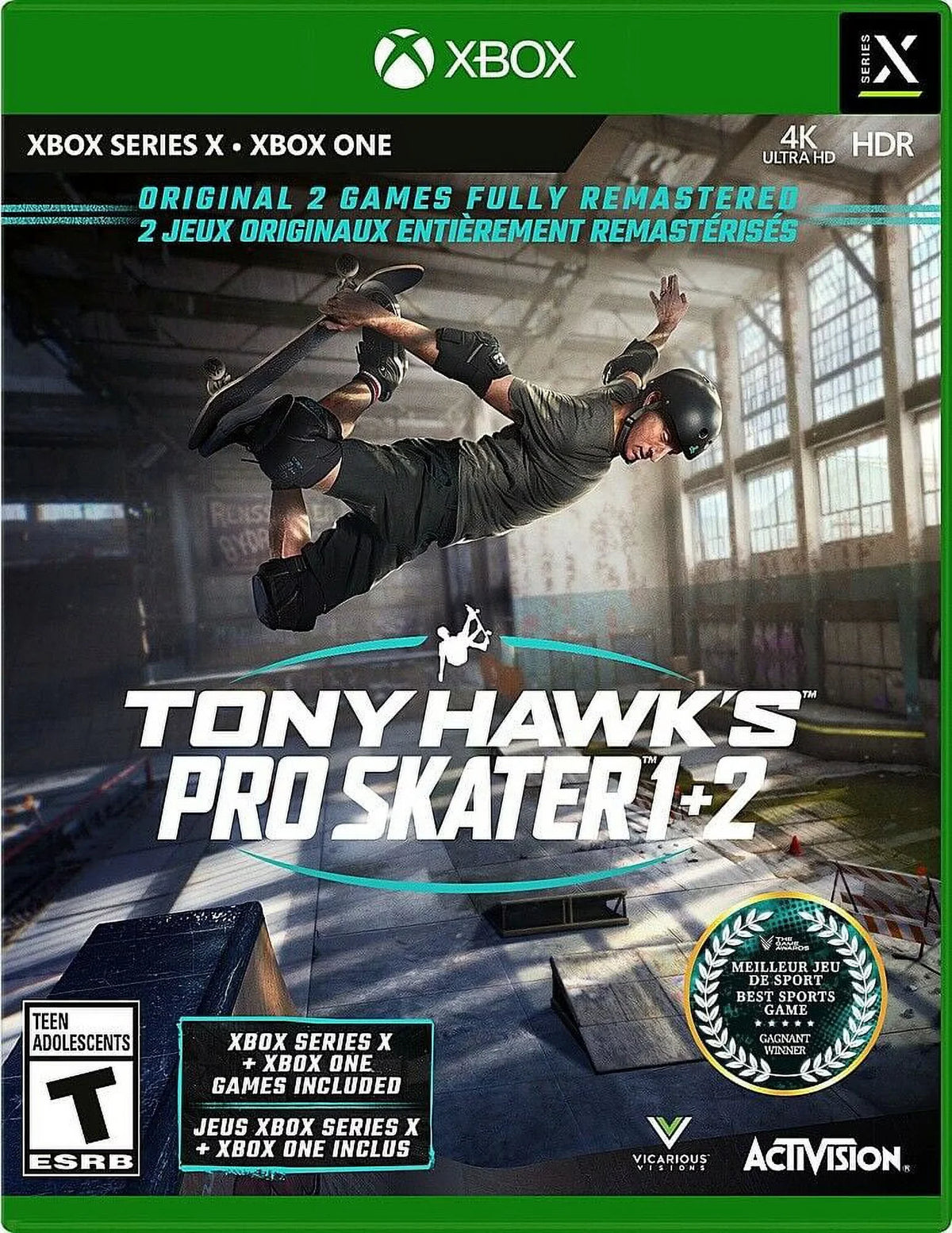 TONY HAWK PRO SizeKATER 1+2 - Xbox Sizeeries X