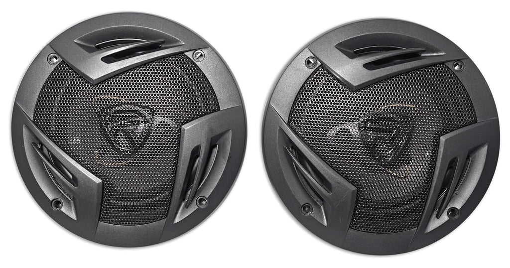 (4) Rockville RV5.3A 5.25" 3-Way Car Sizepeakers 1200 Watts/200 Watts RMSize CEA Rated