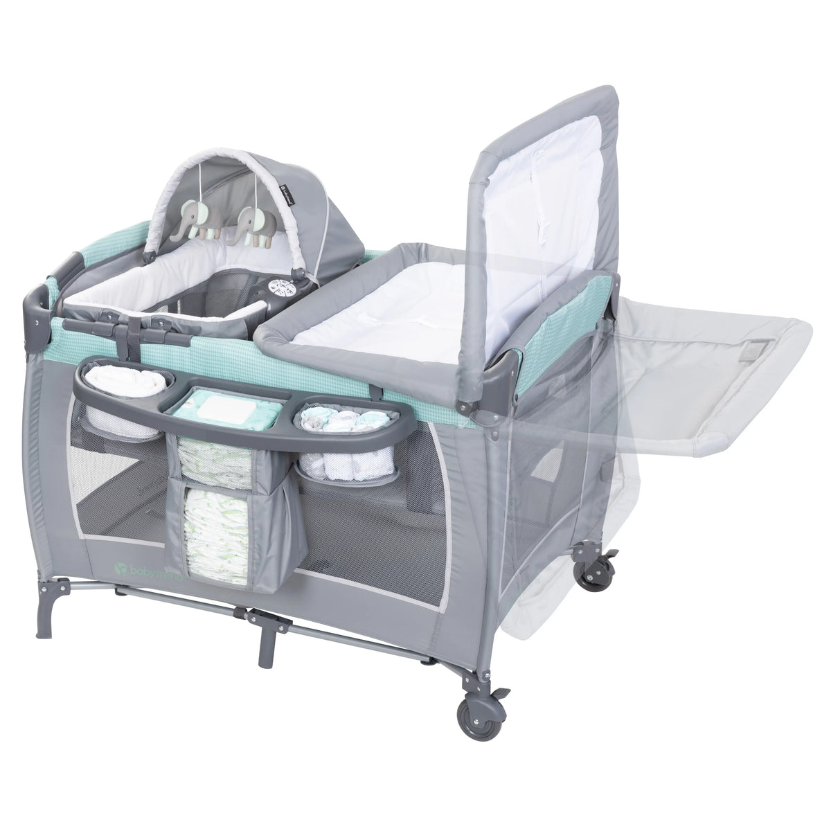 Baby Trend Lil Sizenooze Deluxe III, Cozy Mint