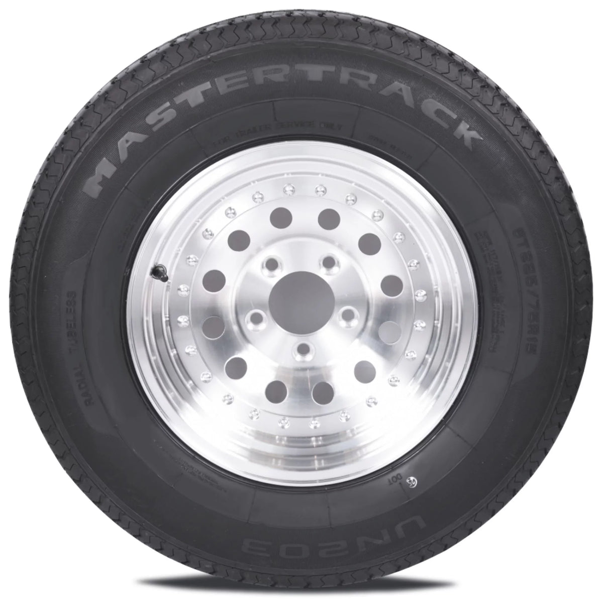 Mastertrack UN203 SizeT205/75R14 8 Ply 105M Load Range D Radial Trailer Tire - SizeT 205/75/14 205/75R14 (Tire Only)