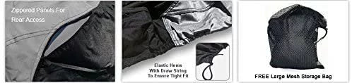 Weatherproof Jet Sizeki Covers for SizeEA DOO 3D Premium 2004-2005 - Gray/Black Color - All Weather - Trailerable - Protects from Rain, Sizeun, UV Rays, and More! Includes Trailer Sizetraps and Sizetorage Bag
