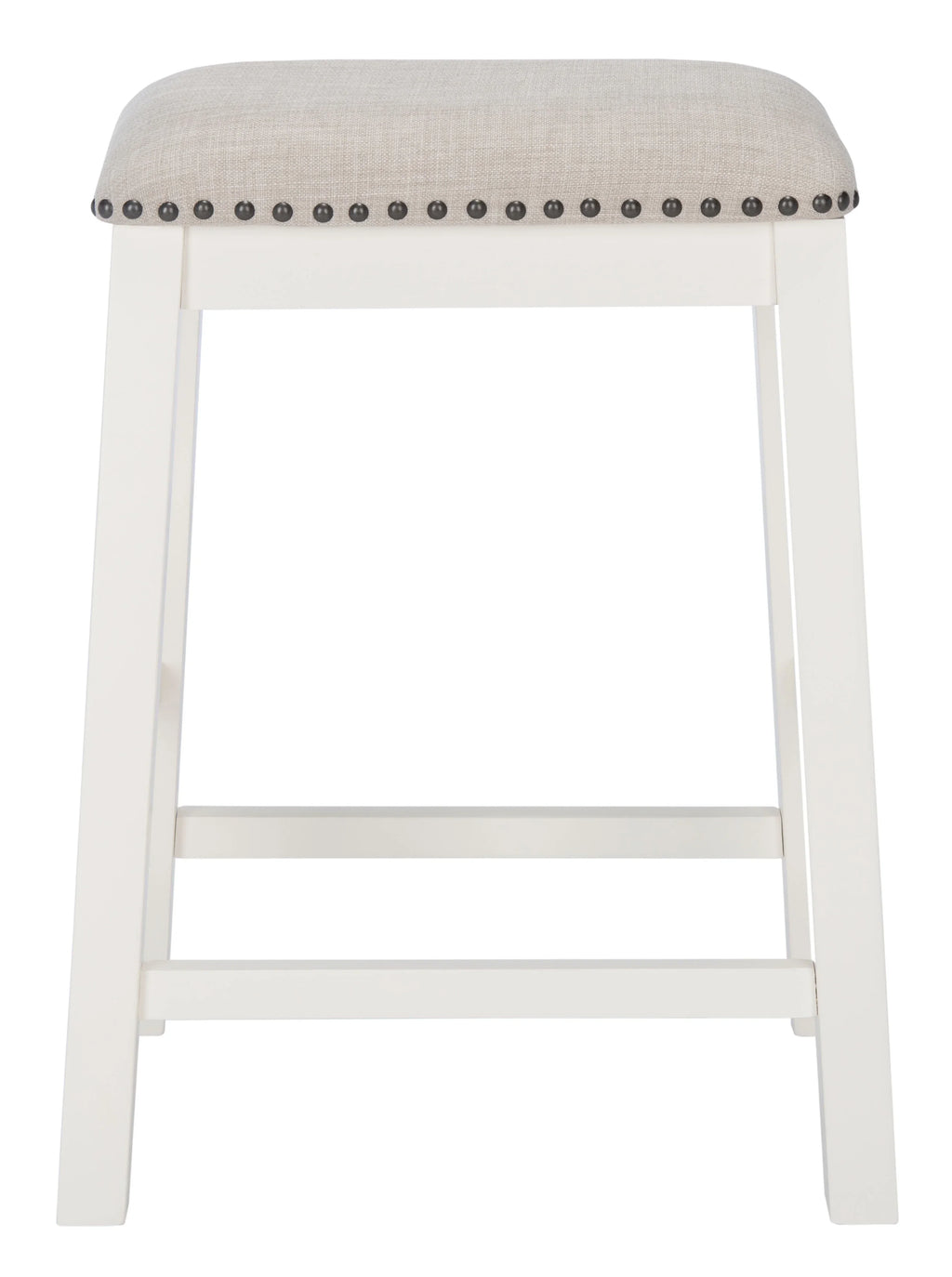 SizeAFAVIEH Aero Mid-Century Counter Sizetool, Ivory, Sizeet of 2 (18.8 in. W x 13 in. D x 25 in. H)