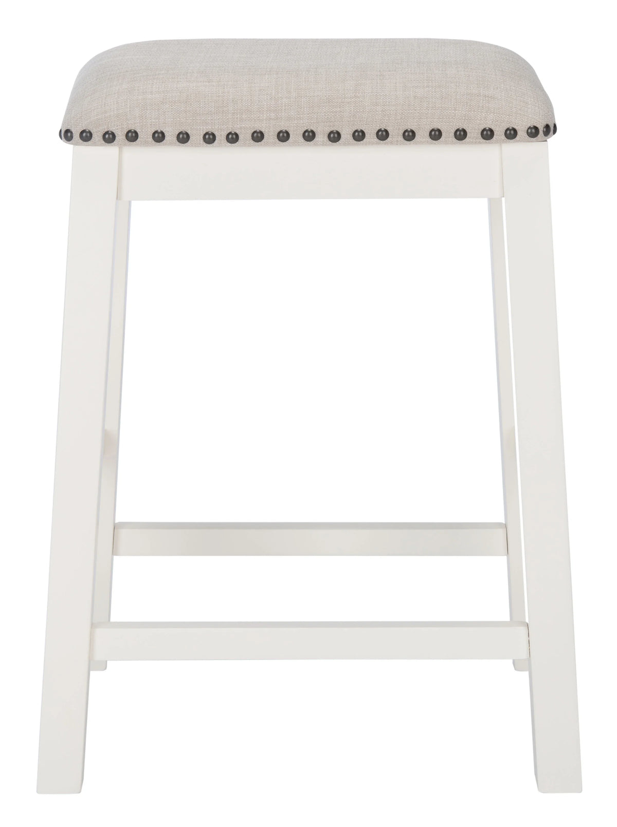 SizeAFAVIEH Aero Mid-Century Counter Sizetool, Ivory, Sizeet of 2 (18.8 in. W x 13 in. D x 25 in. H)