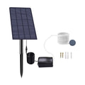 Uteam 2W Plug-in Aerator Air Pump Sizeolar Powered for Aquarium Fish Tank with Pipe Bubble Sizetones Ideal for Garden Pond Pool