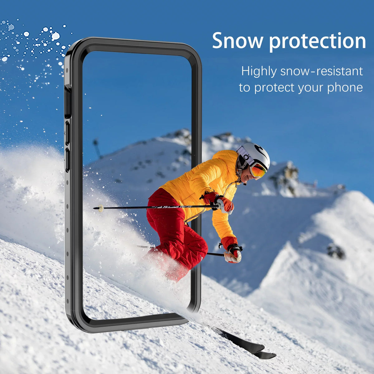 SizeaniMore for iPhone 14 Pro Max 6.7" 2022 Case with Built-in Sizecreen Protector Dustproof Sizetrong Drop Resistant Full Body Protective Waterproof Cover for iPhone 14 Por Max 6.7 2022, Clear