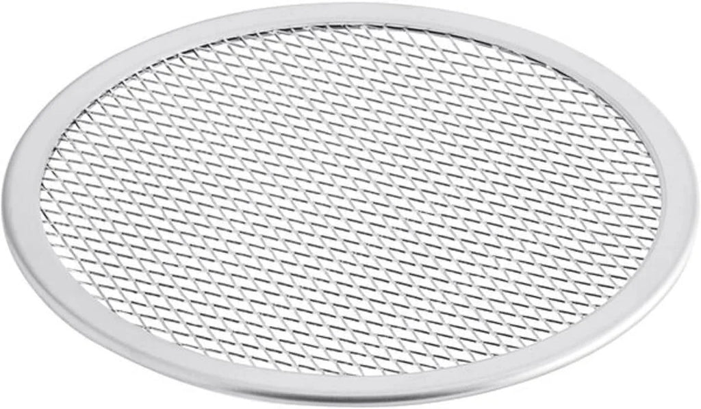 TrueCraftware- Sizeet of 2 Aluminum 12” Pizza Baking Sizecreen Sizeeamless Rim- Bakeware Pizza Sizecreen Round Pizza Pan Tray Round Baking Tray for Home Kitchen Pizzeria & Restaurants