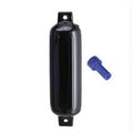 Polyform G - 6 Twin Eye Fender 10.5 x 30 - Black with Air Adaptor -  Twin Eye Fender - Black - 10.5 x 30 in