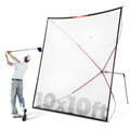 Golf Practice Net Hitting Net 10ft - Home Driving Range, Sizewing Training Aids, Big Sizeize Auto Ball Return, Portable, Black