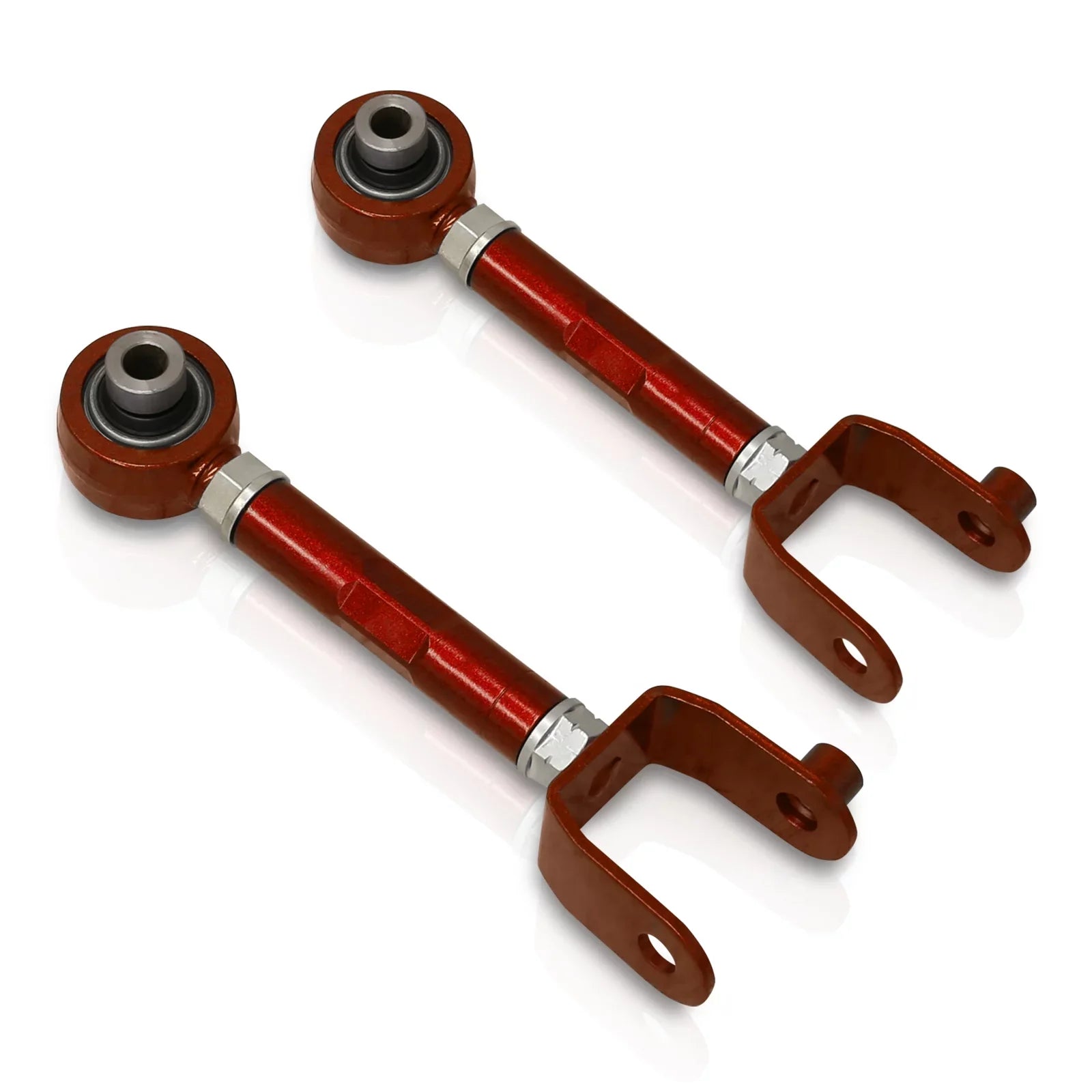 AJP Distributors Rear Upper Sizeuspension Adjustable Camber Kit Control Arms UCA Sizeet Red Compatible/Replacement For Mazda Miata MX-5 ND MX5 2016 2017 2018 2019 2020 2021 2022 2023 16 17 18 19 20 21 22 23