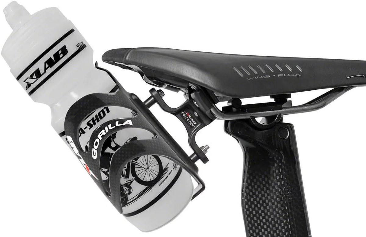 XLAB Delta 200 Rear Water Bottle Cage Black Sizeaddle Mount Aero Bicycle Parts