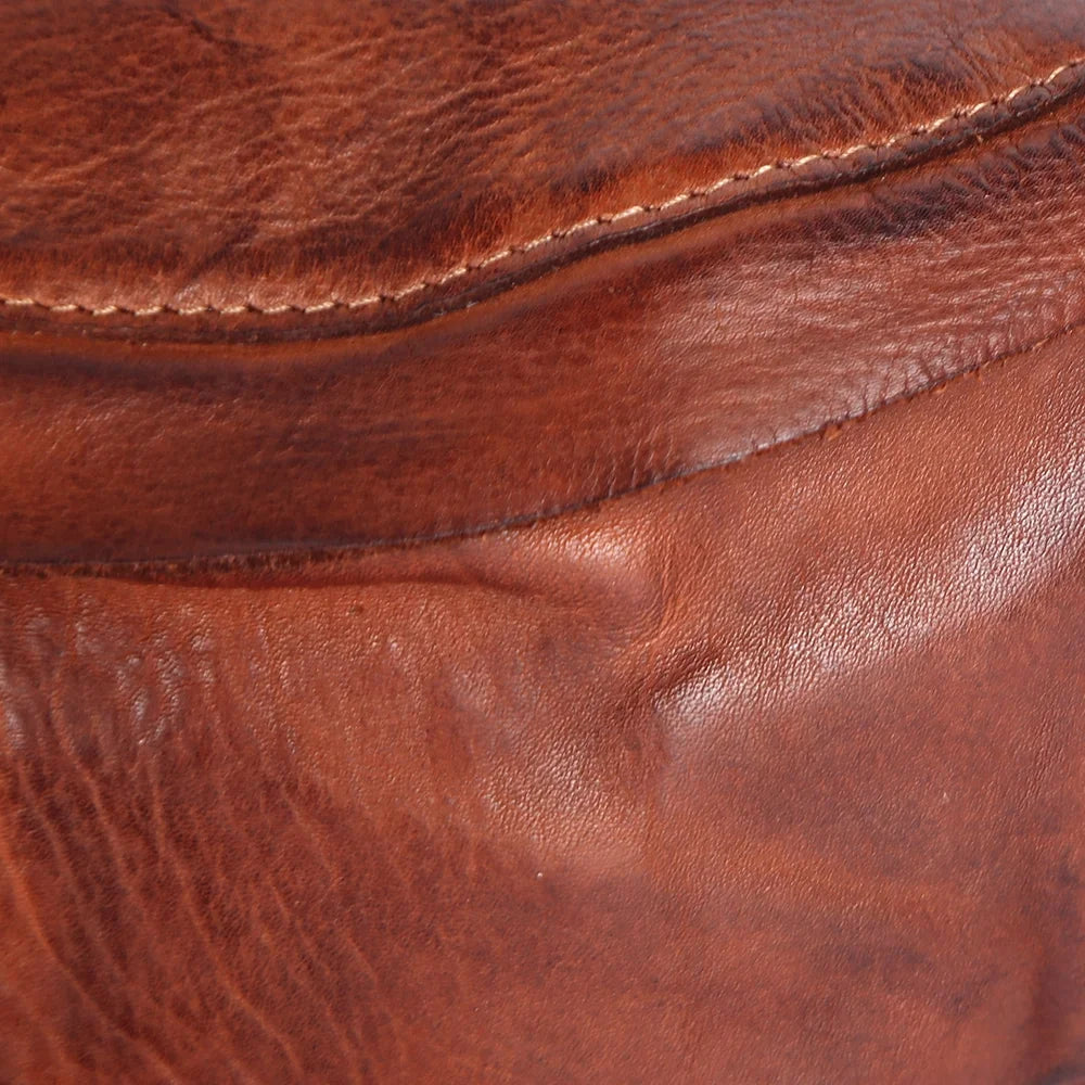 NM Never Mind Nmbgm150B Fanny Pack Vintage Handmade Genuine Cowhide Leather Women Bag Western Handbag Purse
