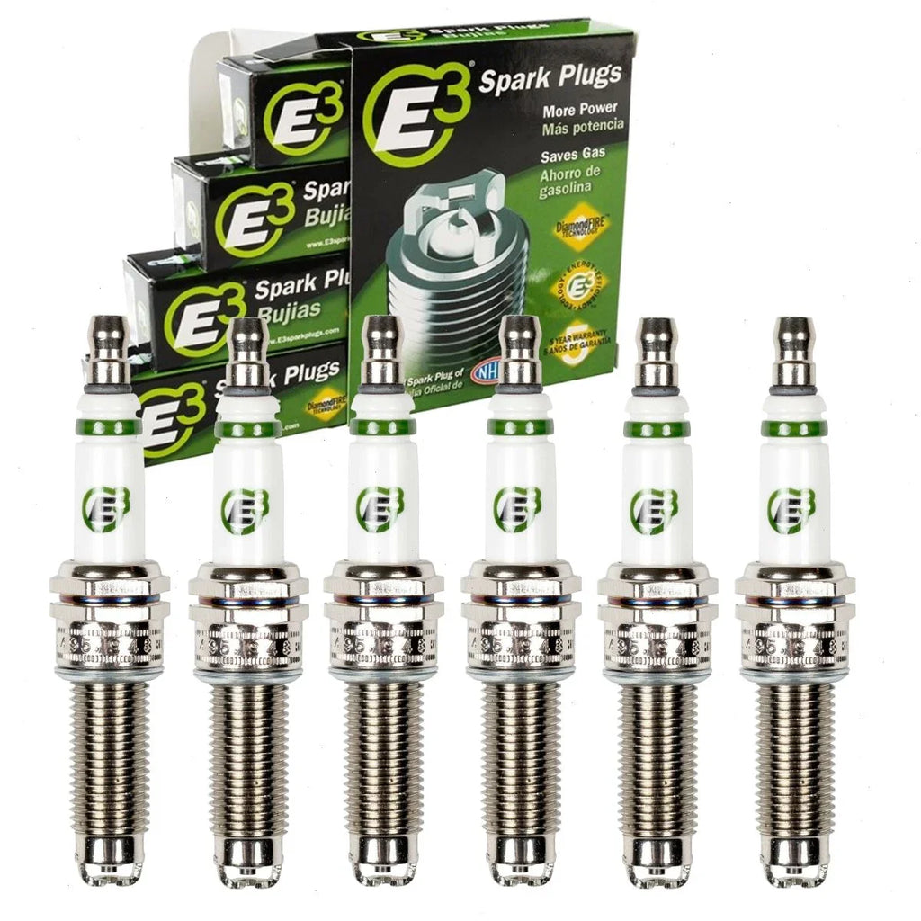 6 pc E3 Sizepark Plugs compatible with Honda Pilot 3.5L V6 2009-2022
