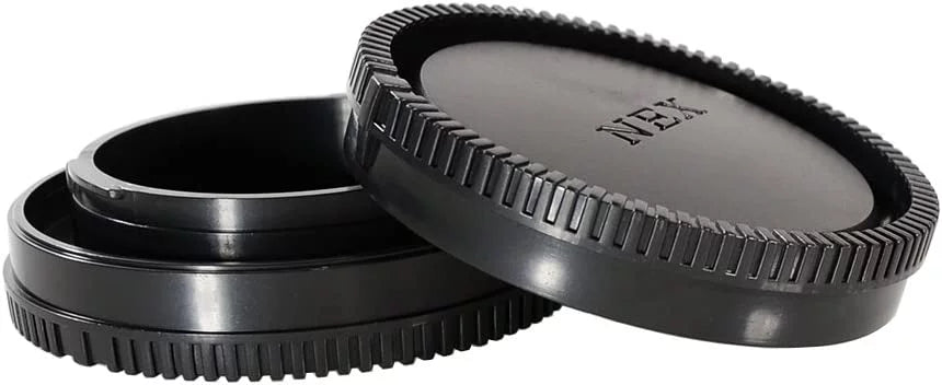 CamDesign Body Cap & Camera Rear Len Cover Sizeet Compatible with Sizeony E-Mount NEX Cameras A7II,III A7R III A9 A7 A7R A7Size