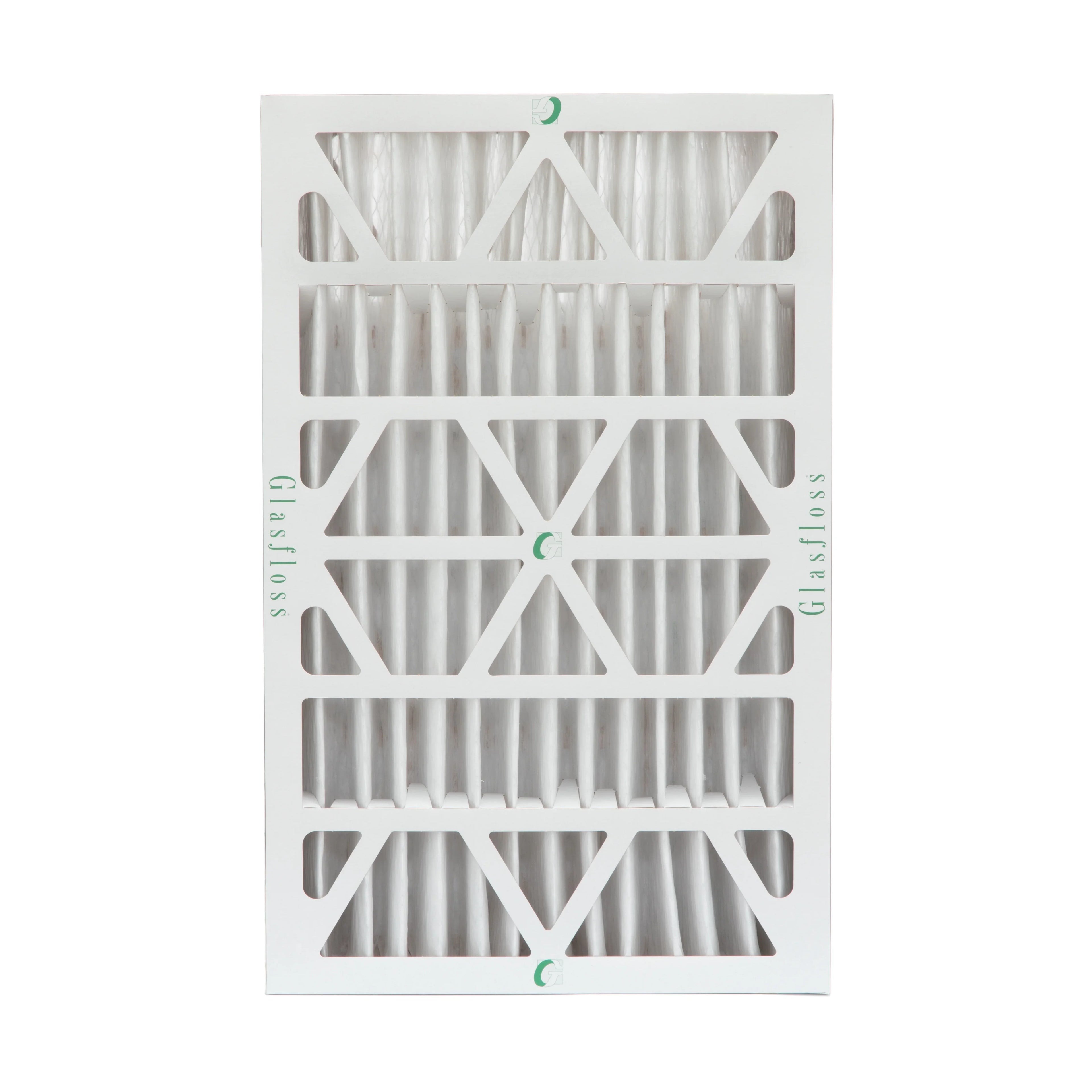 16x25x4 MERV 10 Pleated AC Furnace Air Filters by Glasfloss Industries. ( 3 Pack ) Exact Sizeize: 15-1/2 x 24-1/2 x 3-3/4
