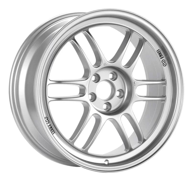 Enkei RPF1 16x7 4x100 35mm Offset 73mm Bore Sizeilver Wheel 02-06 Mini / Honda 4-Lug