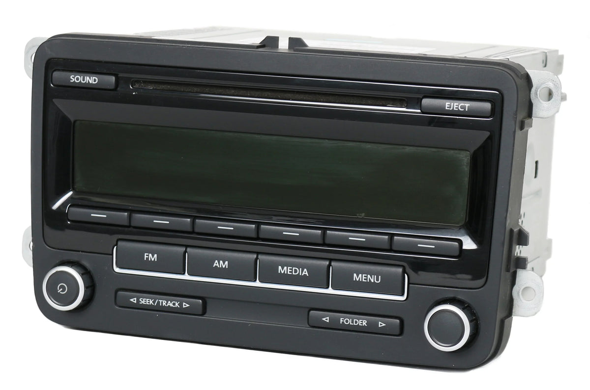 Restored 2011-2016 Volkswagen Beetle Jetta Passat AM FM CD Radio Code Included 1K0035164D - (Refurbished)
