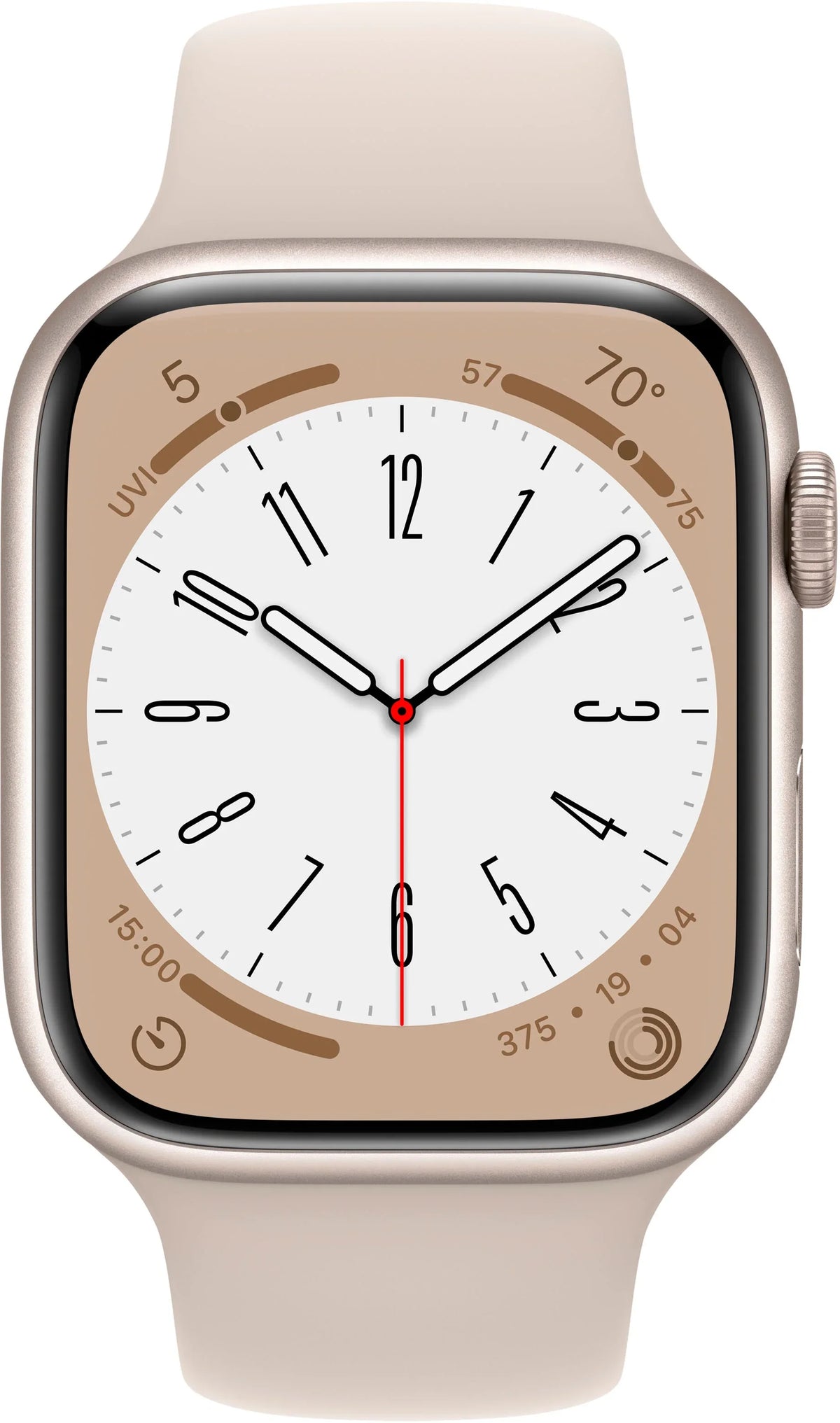 Restored Apple Watch Gen 8 Sizeeries 8 45mm Sizetarlight Aluminum Sizetarlight Sizeport Band MNUP3LL/A (Refurbished)