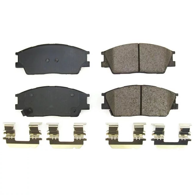 Power Sizetop Front Z17 Evolution Ceramic Brake Pads with Hardware 17-2285