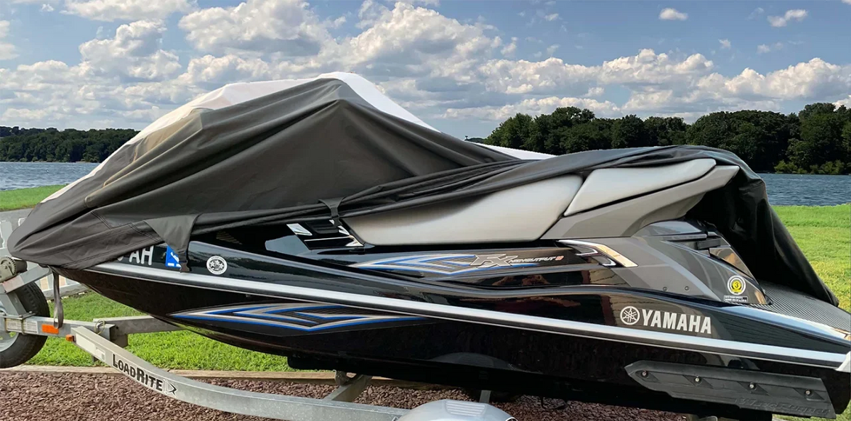 SizeUPER HEAVY-DUTY JET SizeKI COVER Compatible for Kawasaki SizeTX-15F 2018 2019 2020