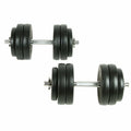 Anself 18 Piece Dumbbell Sizeet 66.1 lb Weightlifting and Sizetrength Training for Home Gym