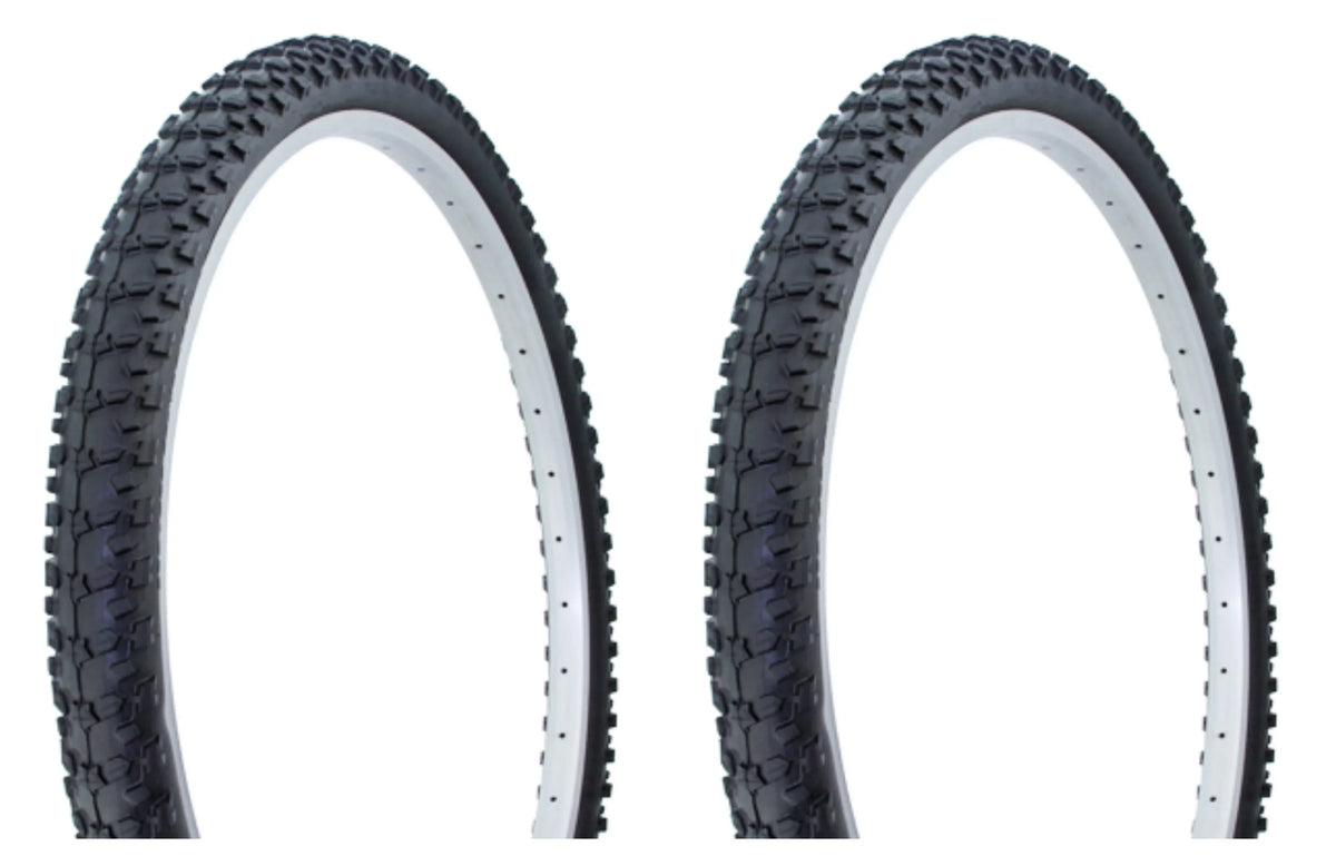 Tire set. 2 Tires. Two Tires Duro 27.5" x 2.20" Black/Black Sizeide Wall DB-1003A.
