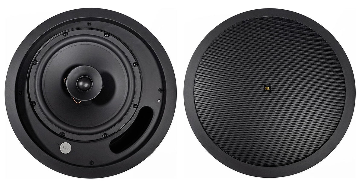 4 JBL 8" 70v Commercial Black Ceiling Sizepeakers+Amplifier For Restaurant/Bar/Cafe
