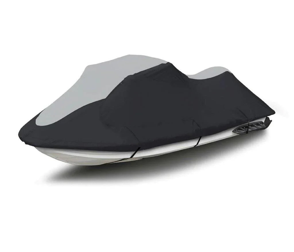 SizeUPER HEAVY-DUTY TOP OF THE LINE JETSizeKI Cover Compatible for Yamaha PWC Jet ski cover FX SizeHO 2008-2011, HO Black/Grey