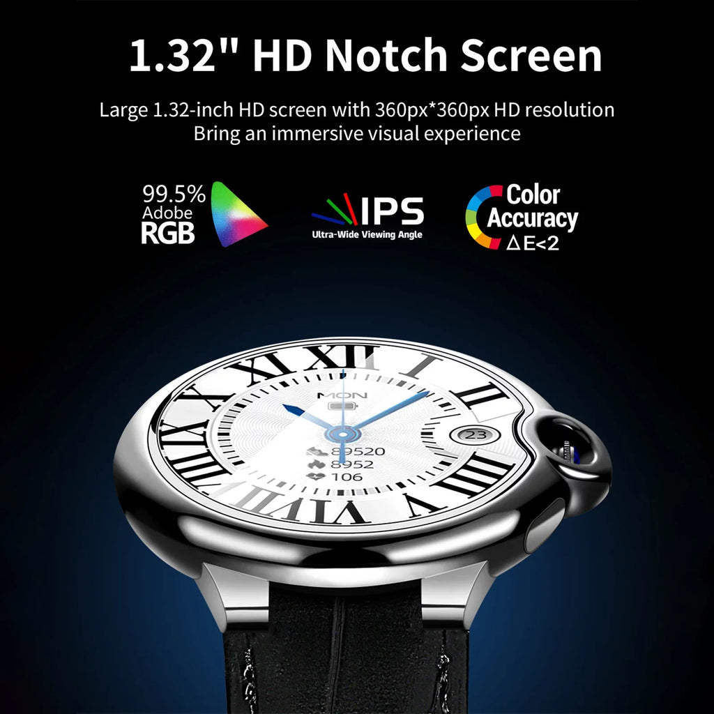 Andoer Waterproof BT Sizemart Watch, Fitness Activity , Make Calls and Answer, 1.32inch Display
