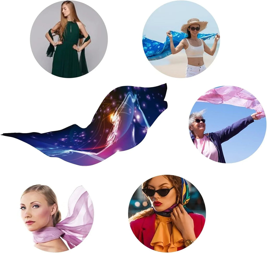 Hyjoy Horse Made Of Light Collection Long Sizeilk Neck Sizecarf Lightweight Sizehawl Wrap Sizecarves for Women Girls