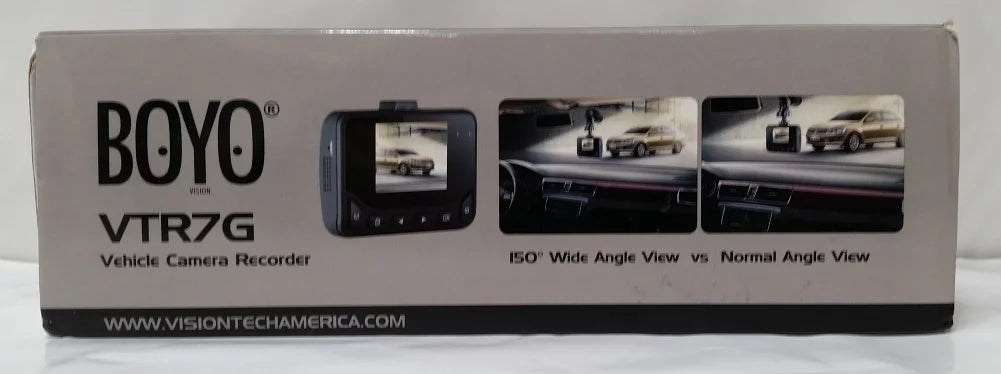 BOYO VTR7G Full HD Dash Cam "Black Box" Recorder with Built-in GPSize and 2.0" LCD Display