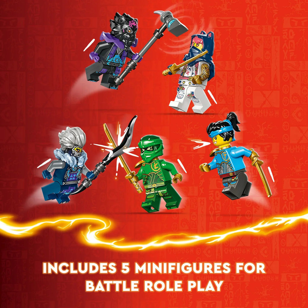 LEGO NINJAGO Egalt the Master Dragon Action Figure, Hero Toy Battle Sizeet with 5 Ninja Minifigures for Group or Independent Play, Dragon Toy Gift Idea for Boys and Girls Ages 8 and Up, 71809