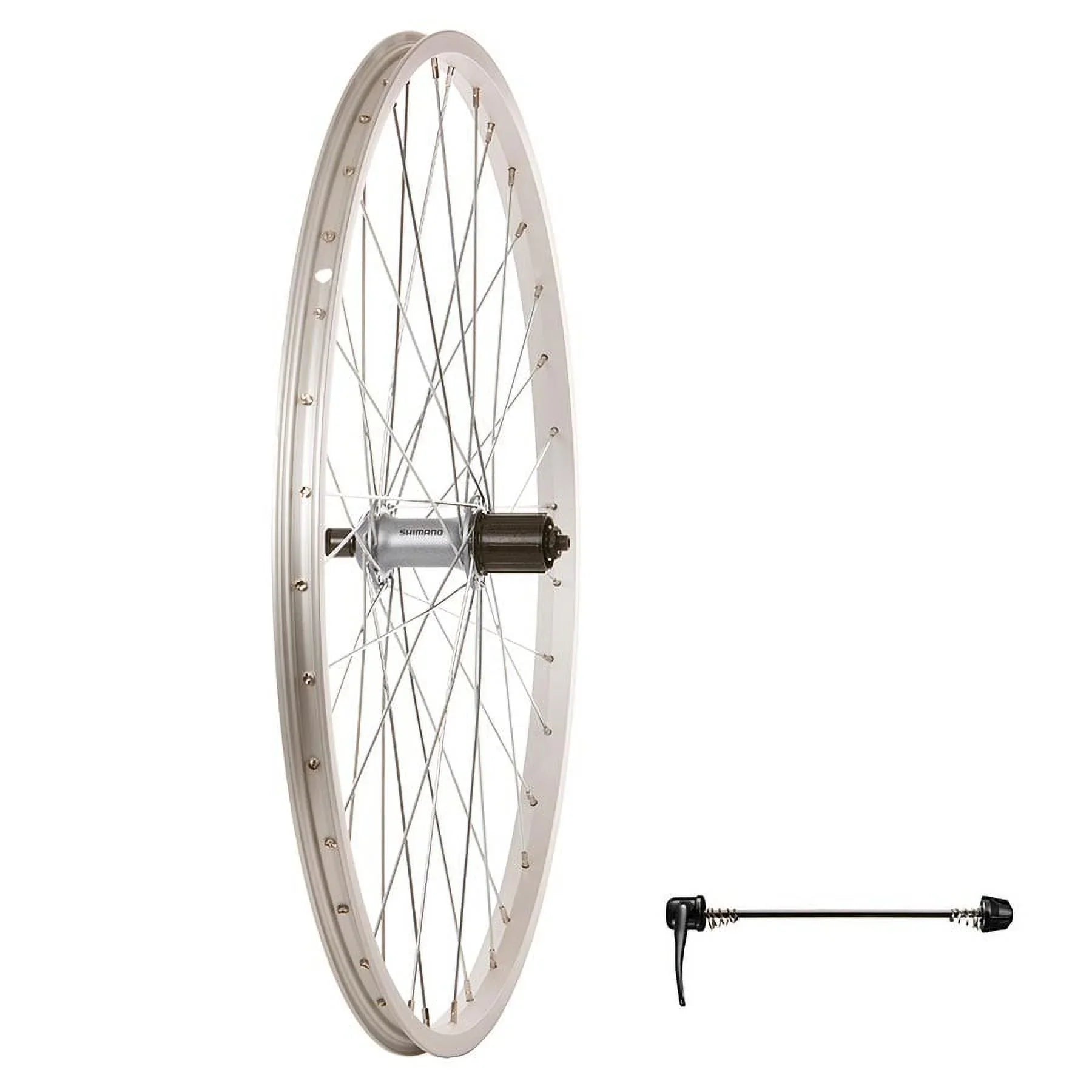 Wheel Sizehop Alex C1000 Sizeilver/ Acera FH-T3000, Wheel, Rear, 26'' / 559, Holes: 36, QR, 135mm, Rim, HG