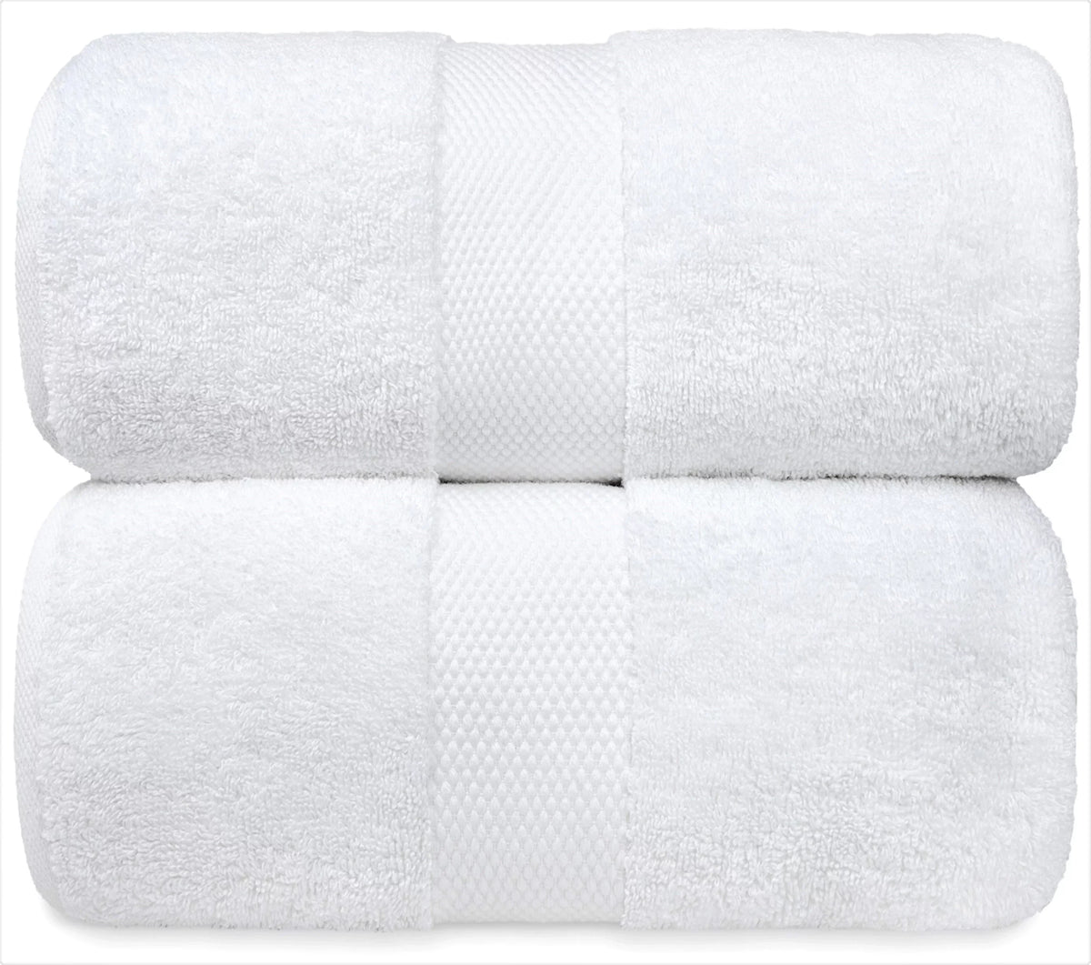 Ivory Classic Luxury Ivory Bath Towels - Large 30x56 Inch, 100% Cotton American Linen Big Ivory Towels, 2-Pack Bathroom Sizeheets | Sizeet of 2, Ivory