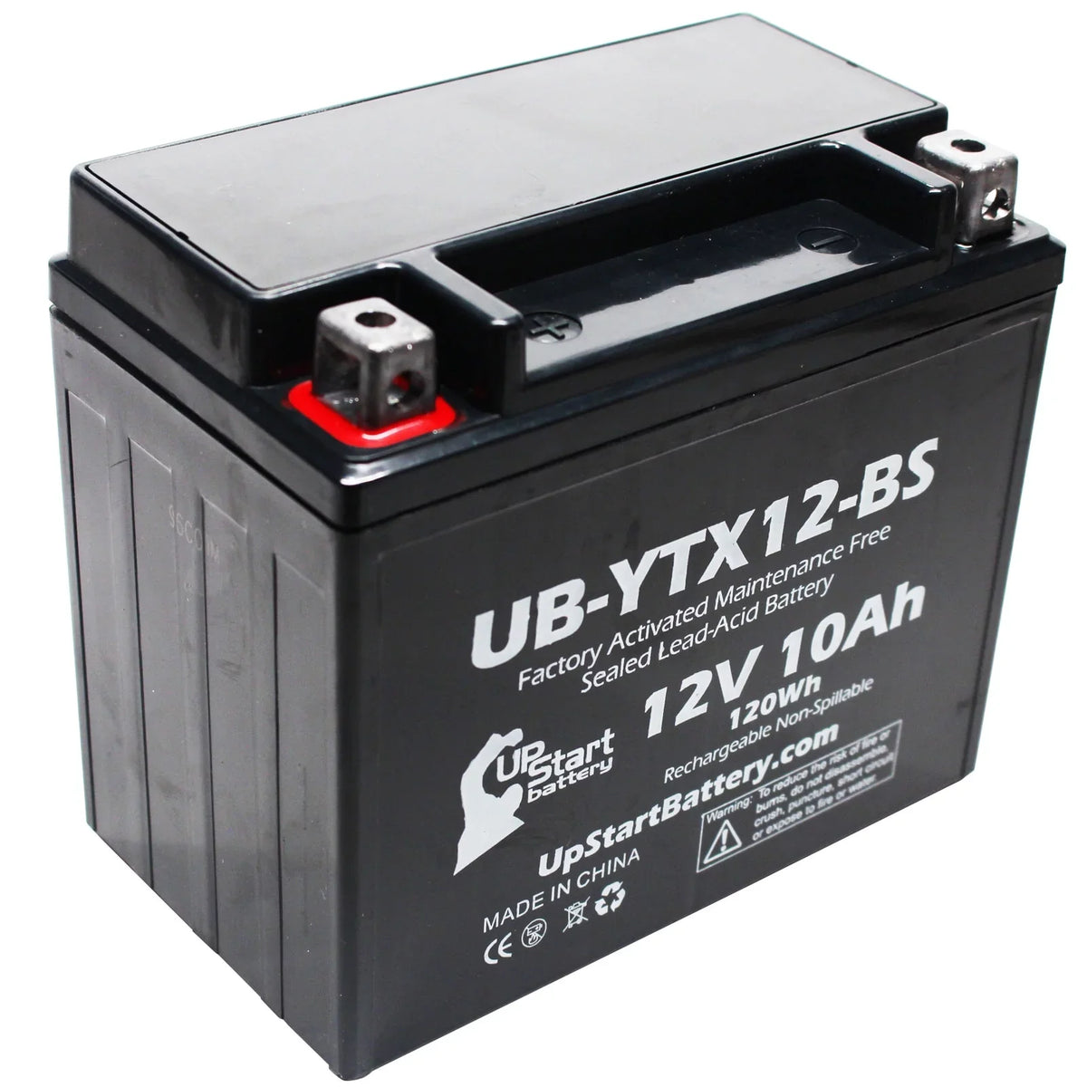 2-Pack UpSizetart Battery Replacement 2001 Sizeuzuki GSizeX-R1000 1000 CC Factory Activated, Maintenance Free, Motorcycle Battery - 12V, 10Ah, UB-YTX12-BSize