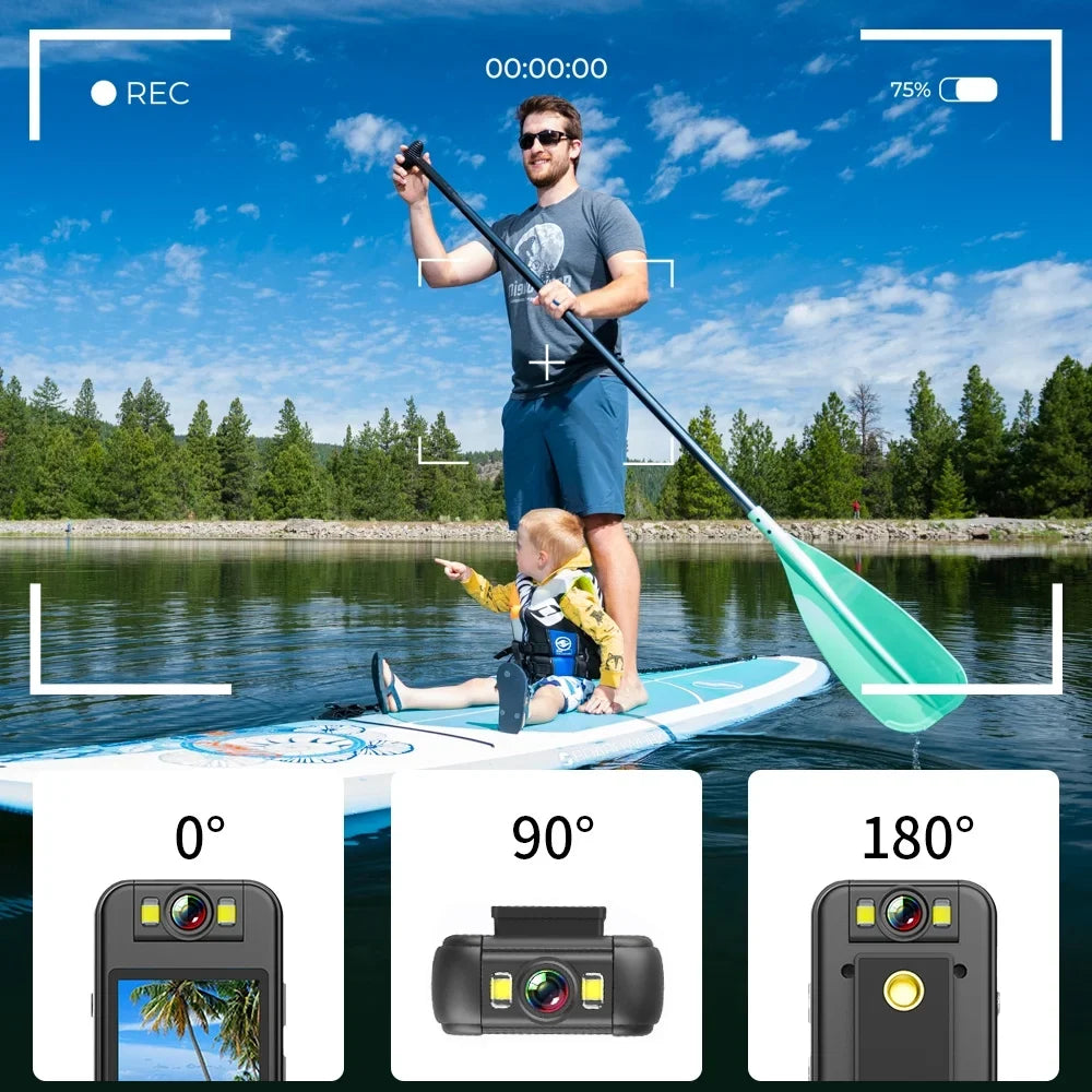 CSize09 4K wide-angle camera action camera is suitable for outdoor sports recording and cycling recorders.
