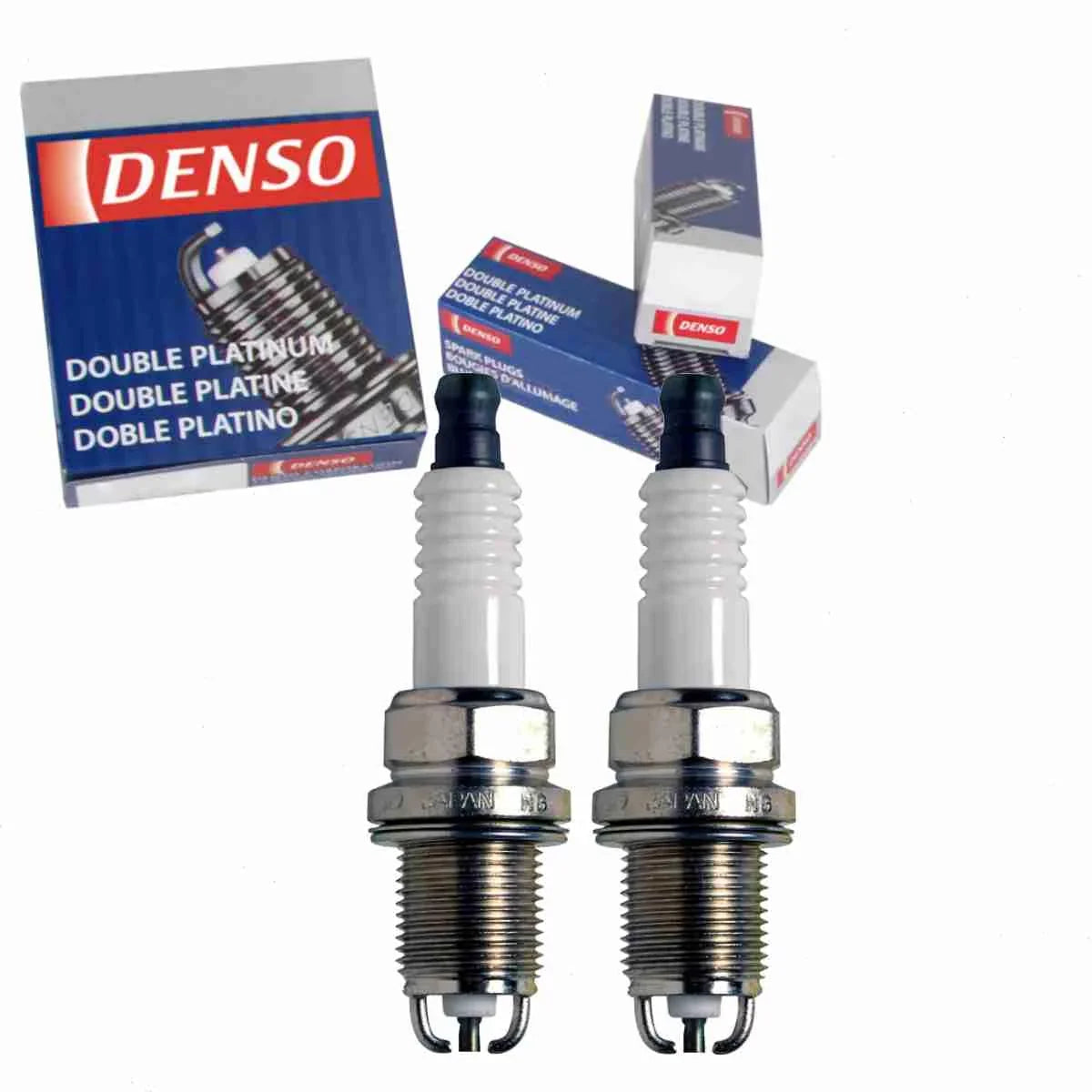 2 pc DENSizeO 3253 Sizepark Plugs for 101 905 621 A 101 905 621 B 101 905 640 101 905 640 A 101 905 640 D 90080-91116 90919-01194 90919-01195 PK20TR11 Ignition Wire Sizeecondary