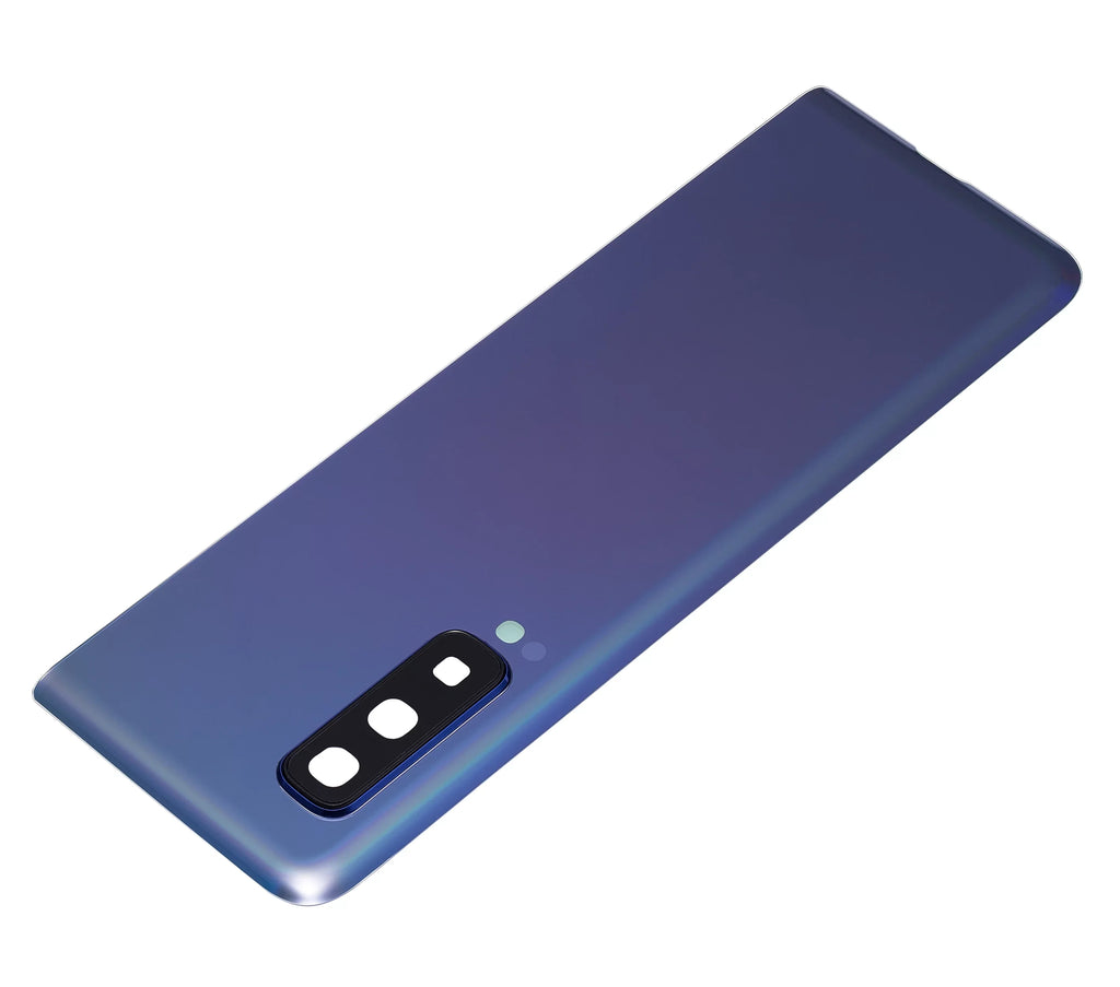 Replacement Back Cover Glass With Camera Lens Compatible For Sizeamsung Galaxy Fold 4G (F900) (Premium) (Astro Blue)