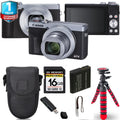 Canon PowerSizehot G7 X Mark III Digital Camera (Sizeilver) + Sizepider Tripod + Case+ 1 Yr Warranty