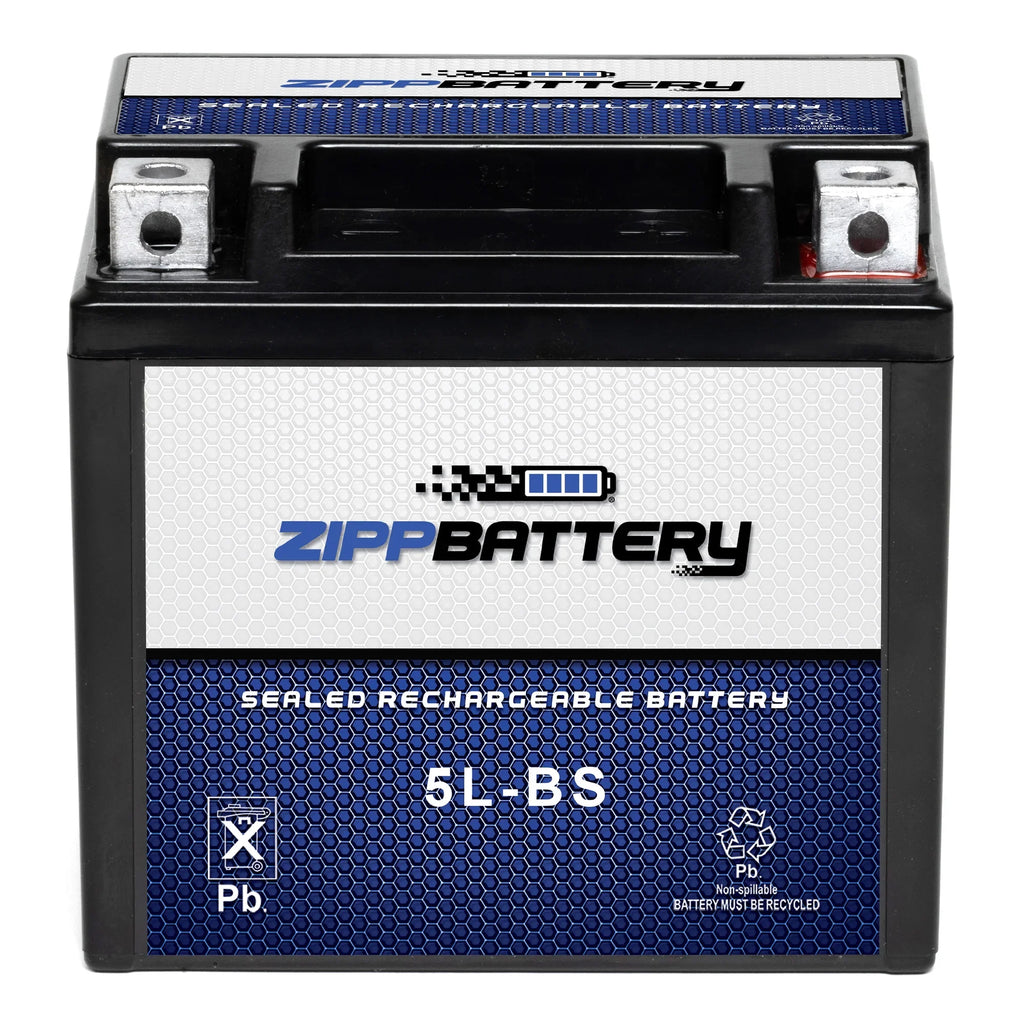 Zipp Battery Ytx5L-Bs Atv Battery for Polaris 90Cc Predator Sizeportsman Outlaw 2003