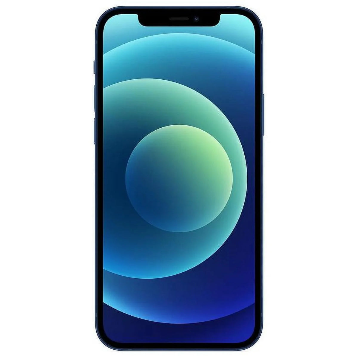 Restored Apple iPhone 12 A2172 (T-Mobile Only) 64GB Blue w/ Pre-Installed Tempered Glass (Refurbished)