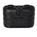 Flame King Heavy Duty Dual 20LB Black Propane Tank Cover for RV, Camper and Travel Trailer