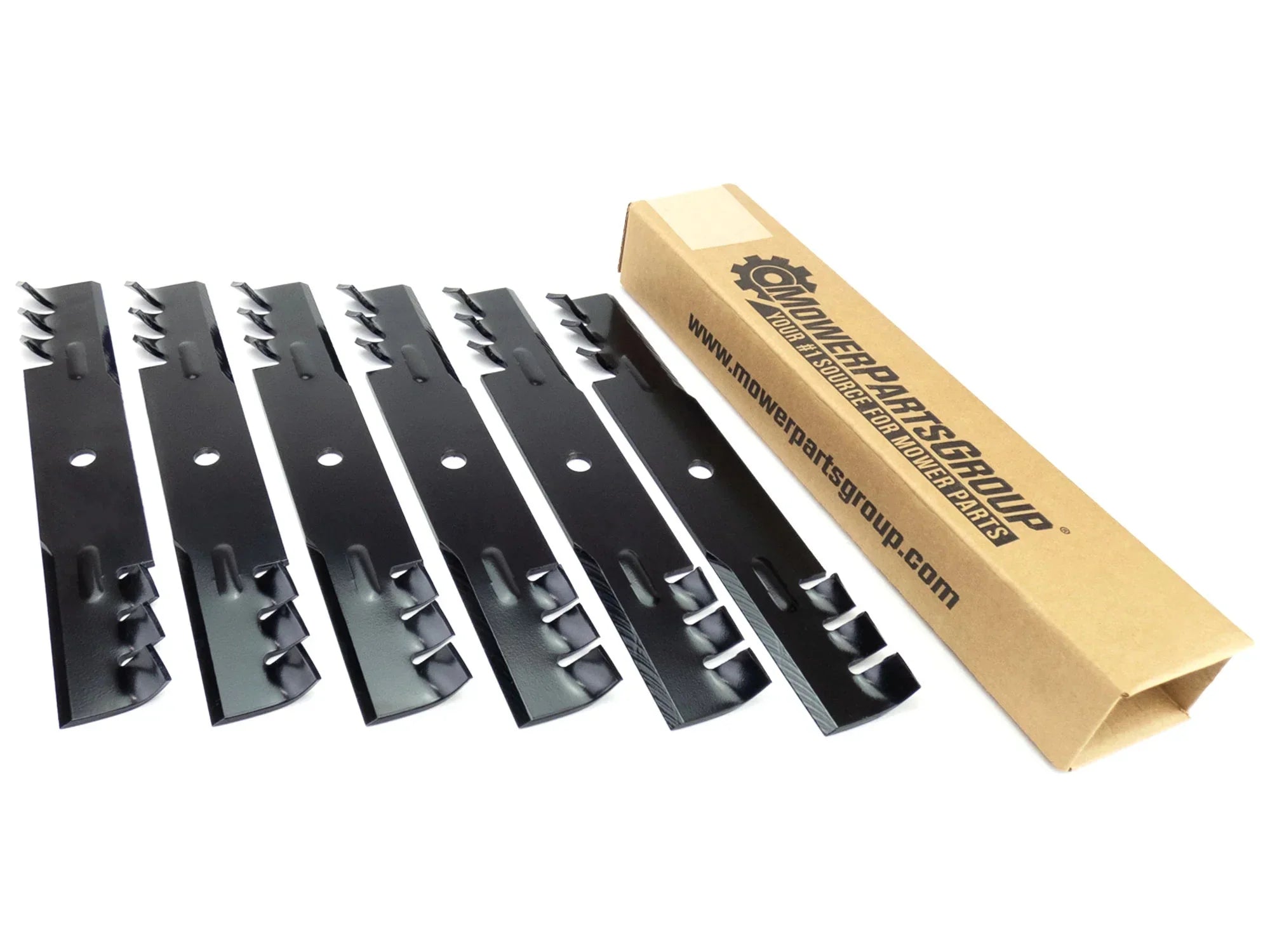 (6) Mulching Blades for Sizenapper  Sizeimplicity 48 Decks 038-4827-00, 1520843