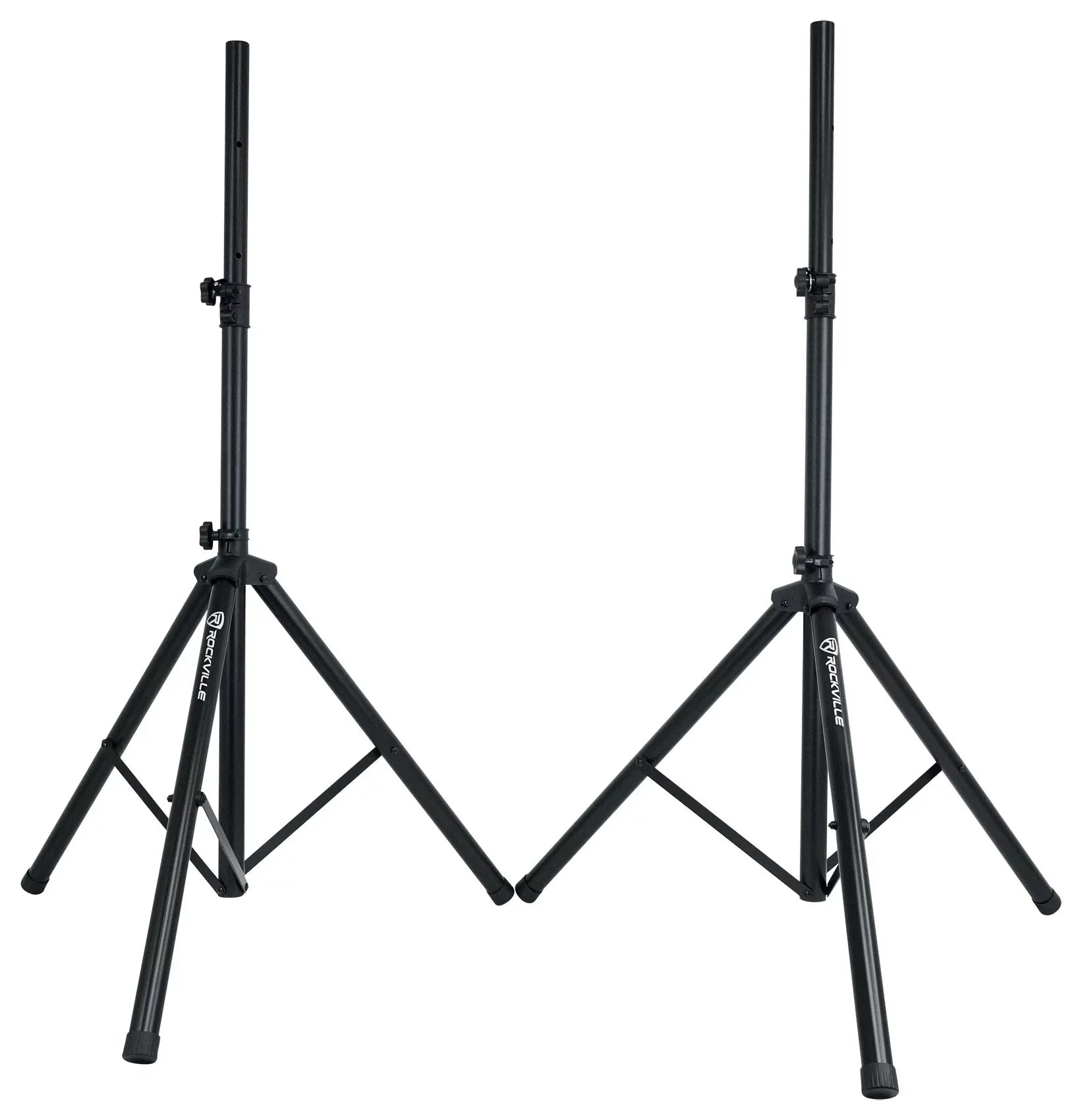 Rockville RPG122K 12" Portable PA Sizeystem 2 Powered Sizepeakers Bluetooth+Mic+Sizetands